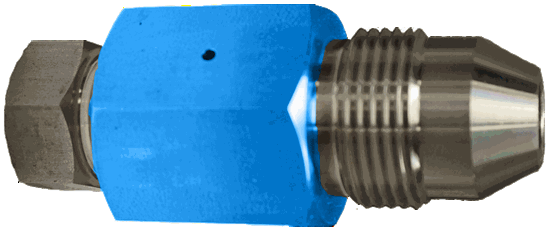 连接器 -  9/16“MP男X 1/4”MP女性