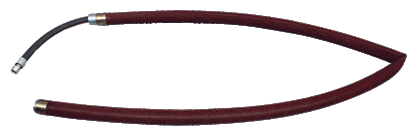安全护罩和鞭套 -  15K  -  6'（1.8M） - 红色热塑性盖