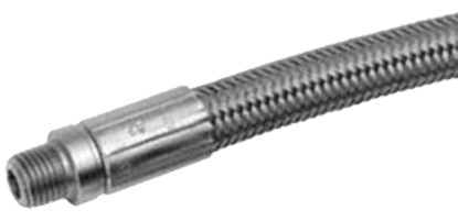不锈钢辫子FLEX LANCE  -  8K  -  5/16“ID  -  1/4”NPT男性末端 -  50'（15.2米）