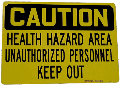 “健康危害”警告标志