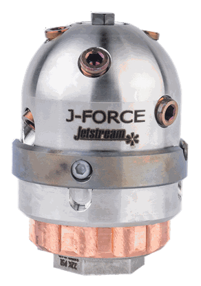 3“J-Force™管道清洁工具22K（JF3X22） -  3/8”MP管RH入口