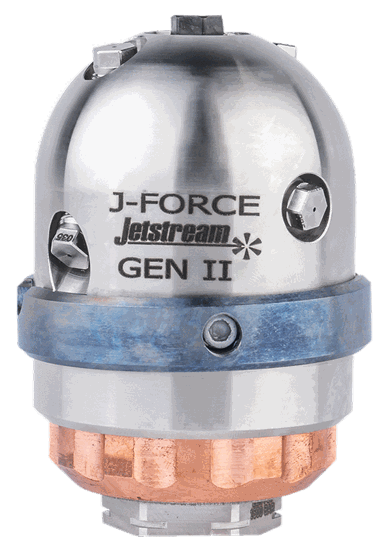 4“J-Force™Gen II管道清洁工具20K（JF4X22） -  9/16”MP LH入口